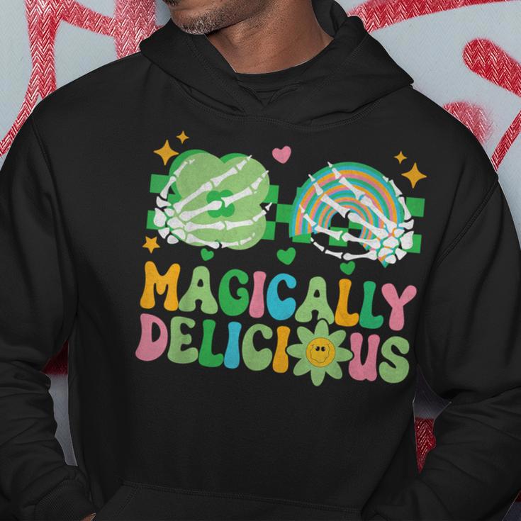 Magically Delicious Hippie St Patrick's Day Skeleton Charms Hoodie Unique Gifts