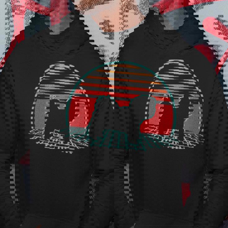 Maltese Retro Vintage Dog Lover 80S Style Hoodie Unique Gifts