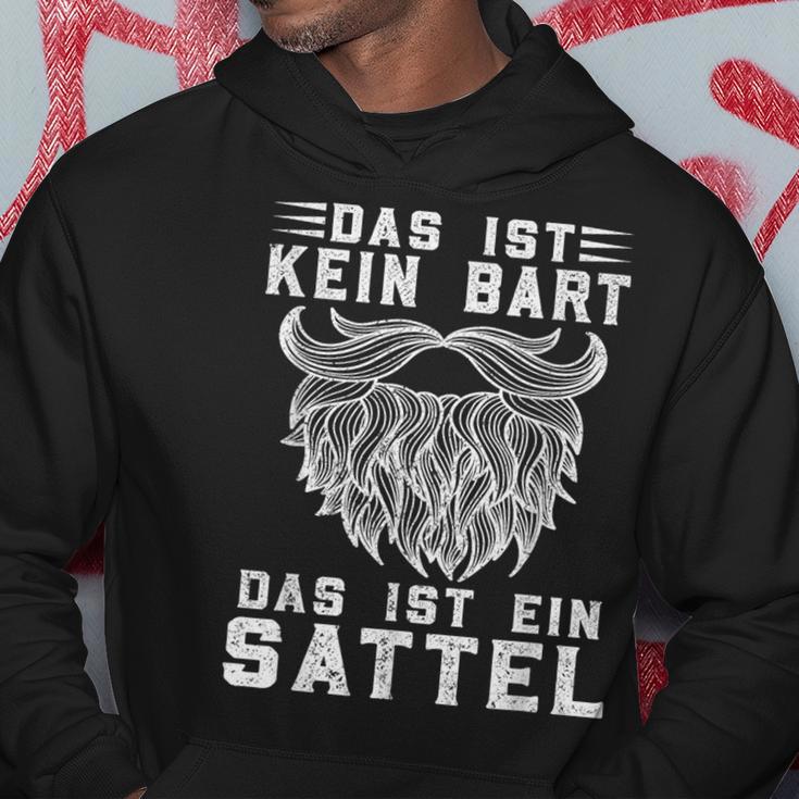 Man With Bart Junkies Das Ist Ein Sattel Beard Carrier Hoodie Lustige Geschenke