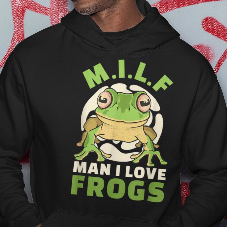 Man Ich Liebe Frogs MILF Frog Hoodie Lustige Geschenke