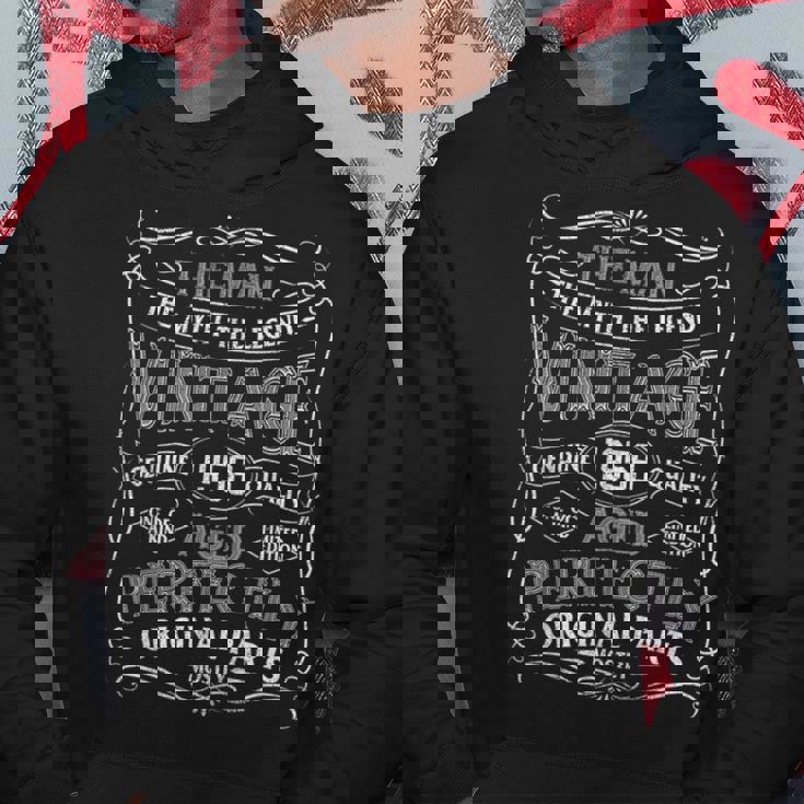 Man Myth Legend Vintage 1958 Year Of Birth Birthday Hoodie Personalized Gifts