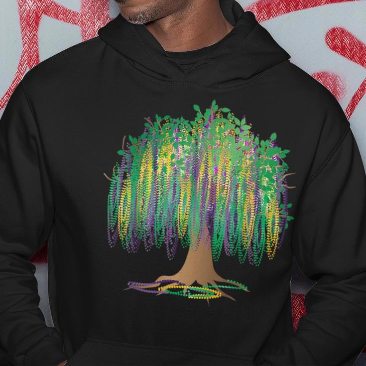 Mardi Gras Carnival Mexican Graphic Bead-Tree Bourbon Street Hoodie Personalized Gifts