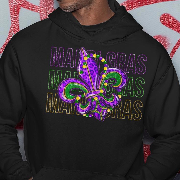 Mardi Gras Fleur De Lis Symbol Louisiana Carnival New Orlean Hoodie Unique Gifts