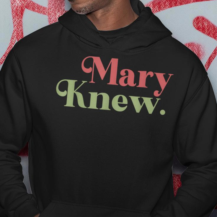 Mary Knew Christmas Hoodie Funny Gifts