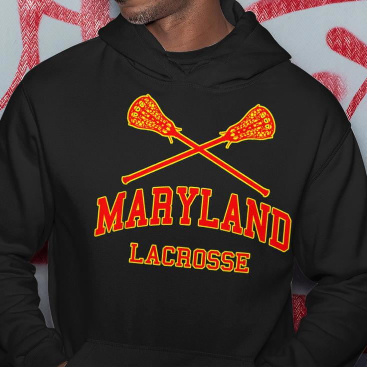 Maryland Lacrosse Vintage Lax Hoodie Funny Gifts
