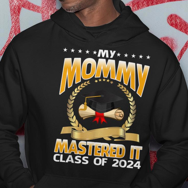 Masters Graduation My Mommy Mastered It Class Of 2024 Hoodie Unique Gifts