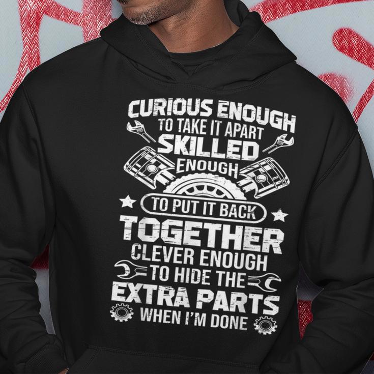 Mechanic Curious Car Auto Truck Mechanic Hoodie Unique Gifts