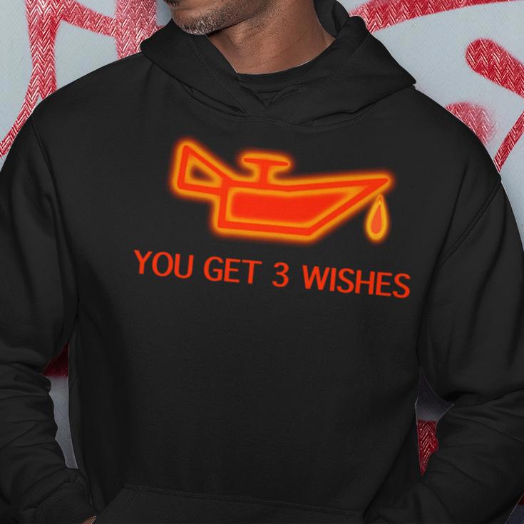 Mechanic Engine Oil Light Or Genie Lamp You Get 3 Wishes Hoodie Unique Gifts