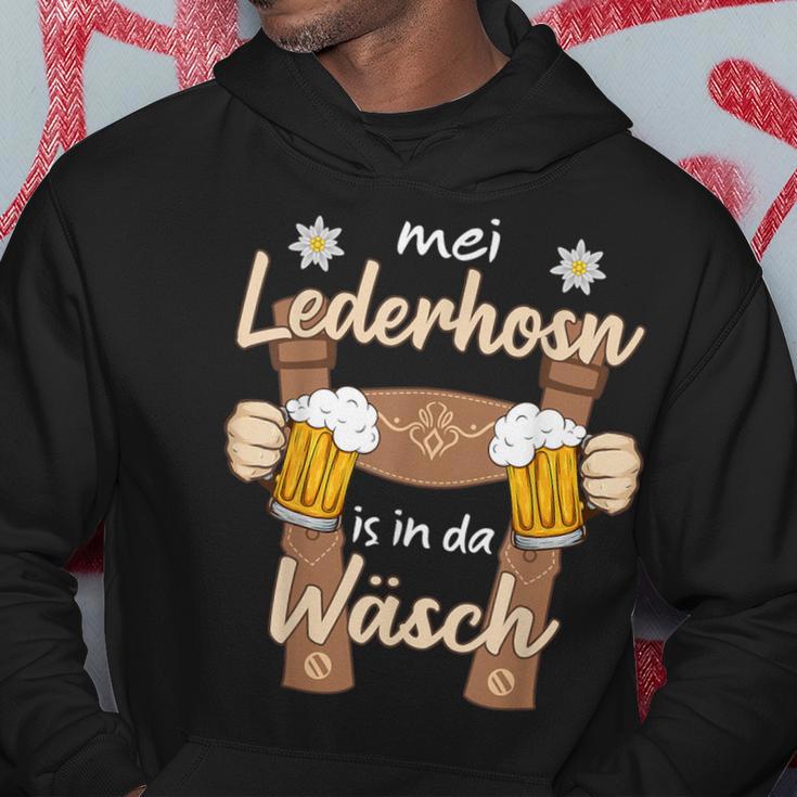 Mei Lederhosn Is In D Wäsch Oktoberfest Costume Replacement S Hoodie Lustige Geschenke