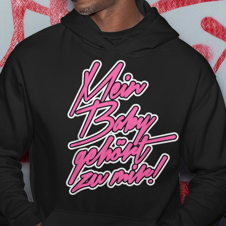 Mein Baby Gehört Zu Mir 80S Cult Dancing Retro Hoodie Lustige Geschenke