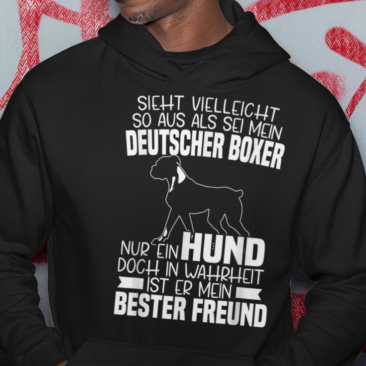 Mein Deutscher Boxer Ist Mein Beste Freund Boxer Dog Hoodie Lustige Geschenke