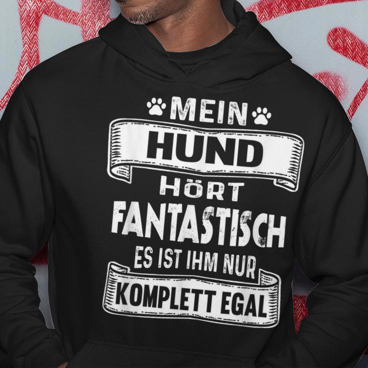 Mein Hund Hört Fantastisch Hundeowner Dog Hoodie Lustige Geschenke