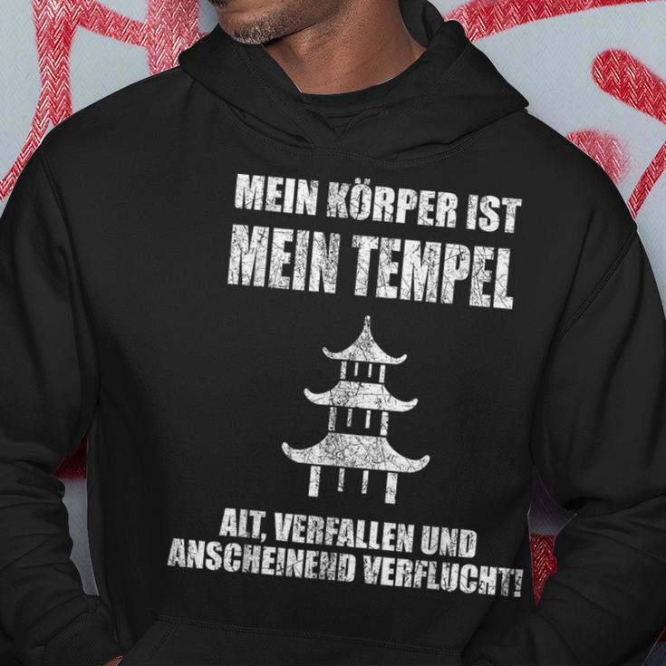 Mein Körper Ist Mein Temple Alt Ferrucht Kapuzenpullover Lustige Geschenke