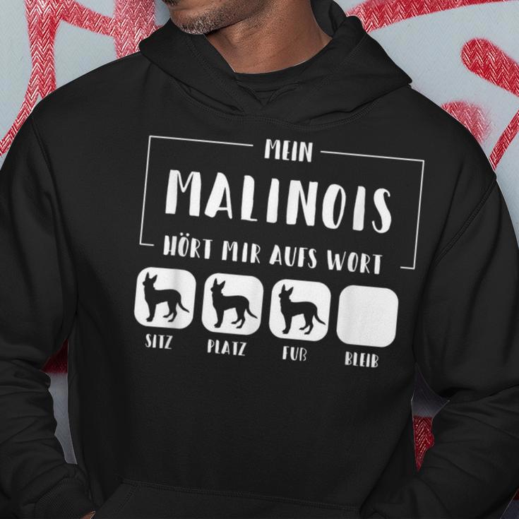 Mein Malinois Hört Aufs Wort Malinois Dog Hoodie Lustige Geschenke