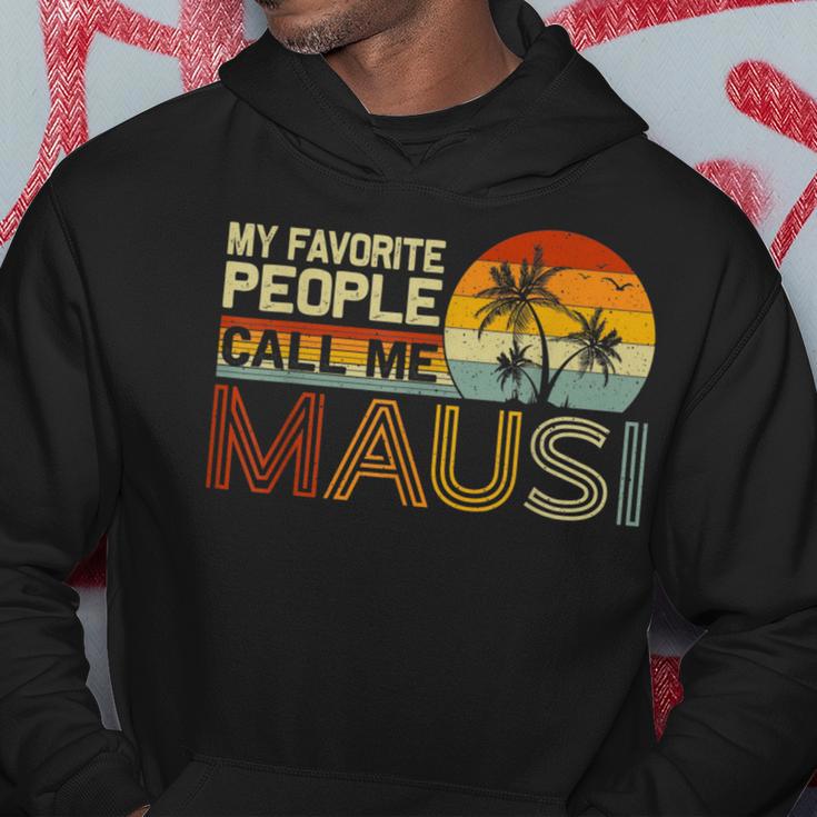 Meine Lieblingsmenschennen Mich Mausiintage Retro Mausi Hoodie Lustige Geschenke