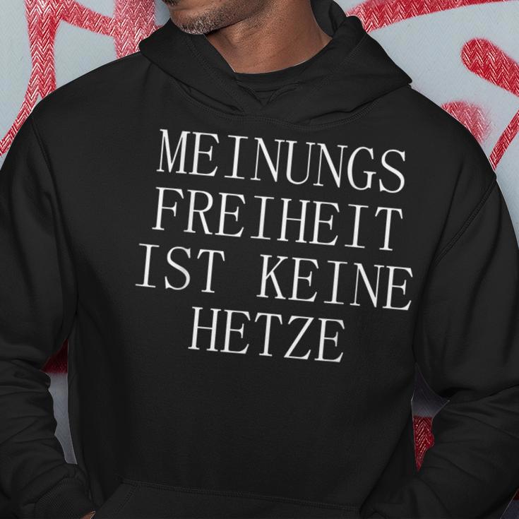 Meinungsfreiheit Ist Kein Hetze Kapuzenpullover Lustige Geschenke