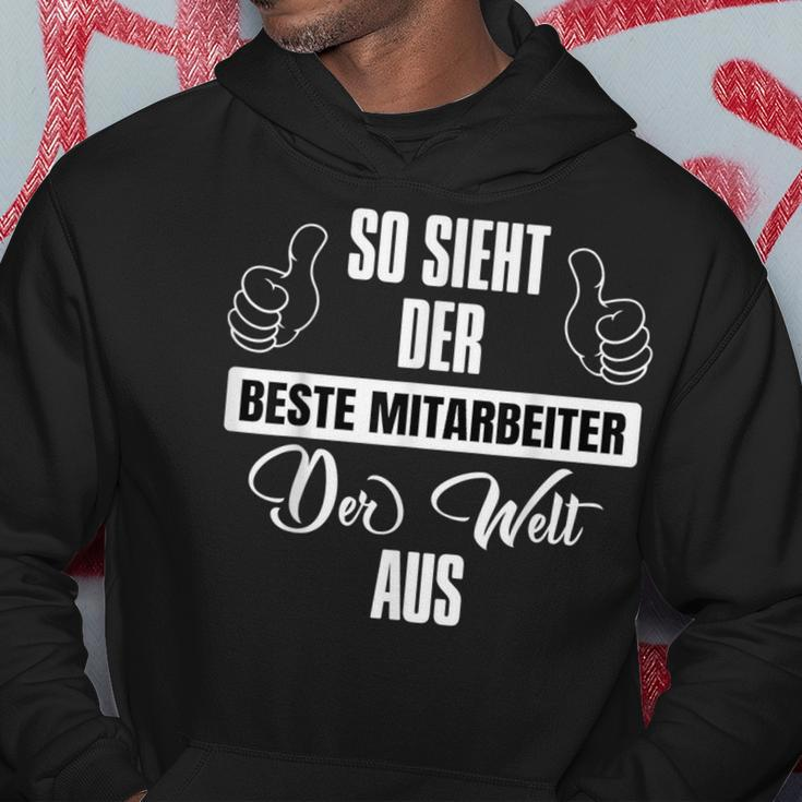 Men's So Sieht Der Beste Mitaraufiter Der Welt Aus So Sieht Der Beste Mitaiter Der Weltaus German Language Hoodie Lustige Geschenke