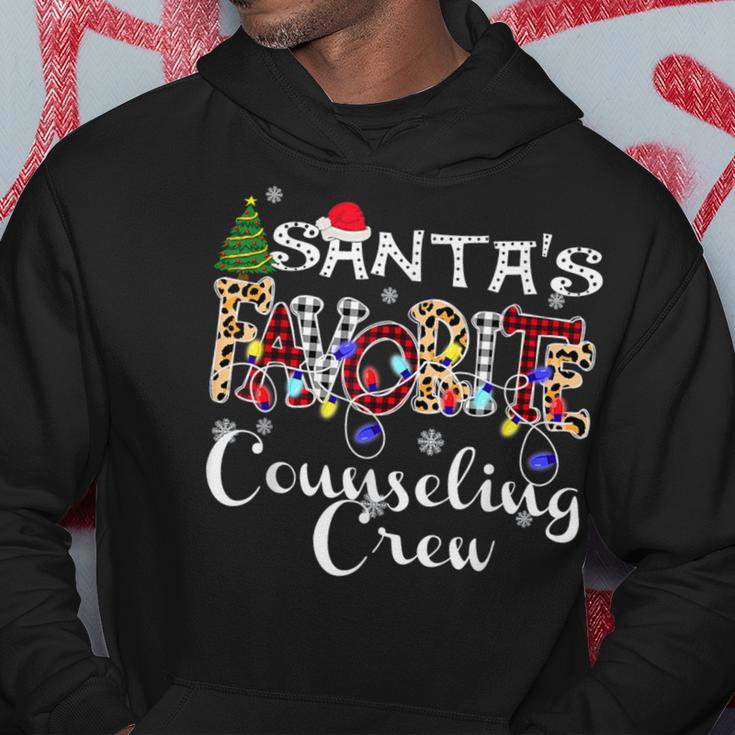 Merry Christmas Santa's Favorite Counseling Crew Hoodie Unique Gifts