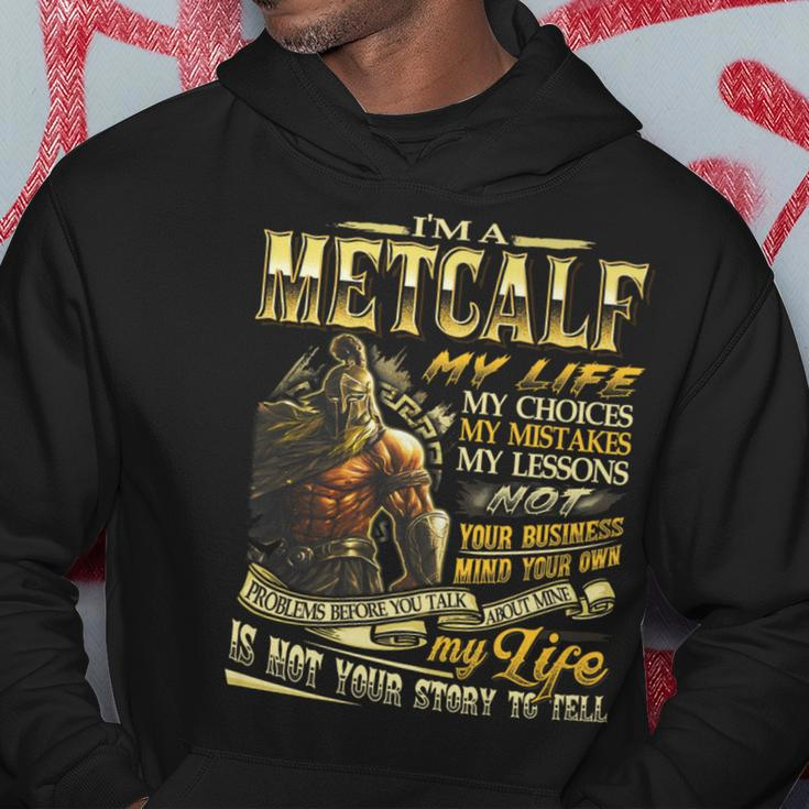 Metcalf Family Name Metcalf Last Name Team Hoodie Funny Gifts