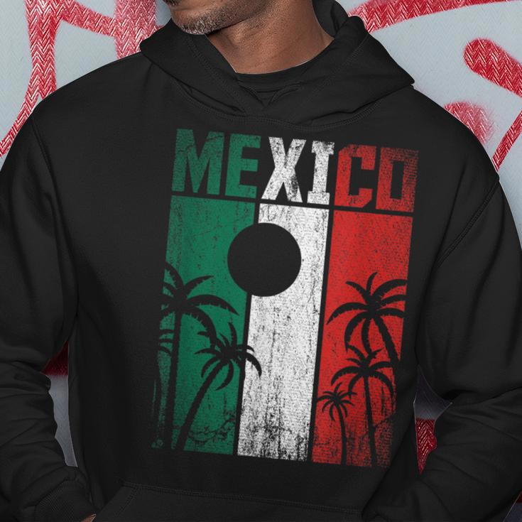 Mexican Flag Retro Cancun Mexico Kapuzenpullover Lustige Geschenke