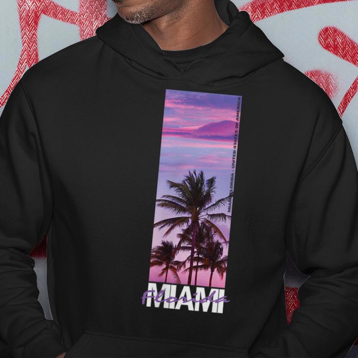 Miami Florida Usa Summer Hoodie Lustige Geschenke