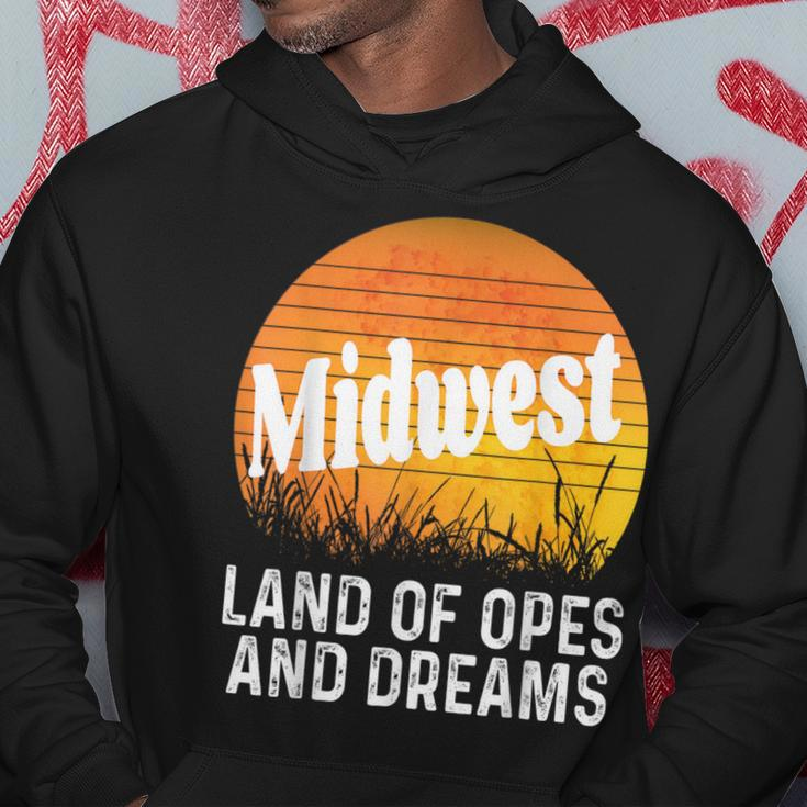 Midwest Land Of Opes And Dreams Ope Sunset Field Hoodie Unique Gifts