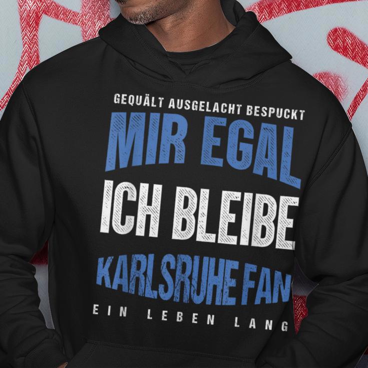 Mir Egal Ich Bleibe Karlsruhe Fan Football Fan Club Hoodie Lustige Geschenke