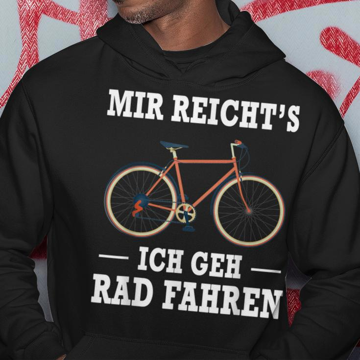 Mir Reicht's Ich Geh Rad Fahren Fahrrad Saying Black Hoodie Lustige Geschenke
