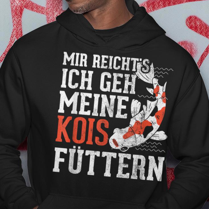 Mir Reicht's Kois Feeding Fish Aquarium Koi Kapuzenpullover Lustige Geschenke