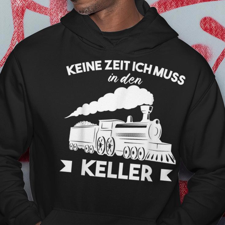 Modellbahn Ich Muss In Keller Hoodie Lustige Geschenke