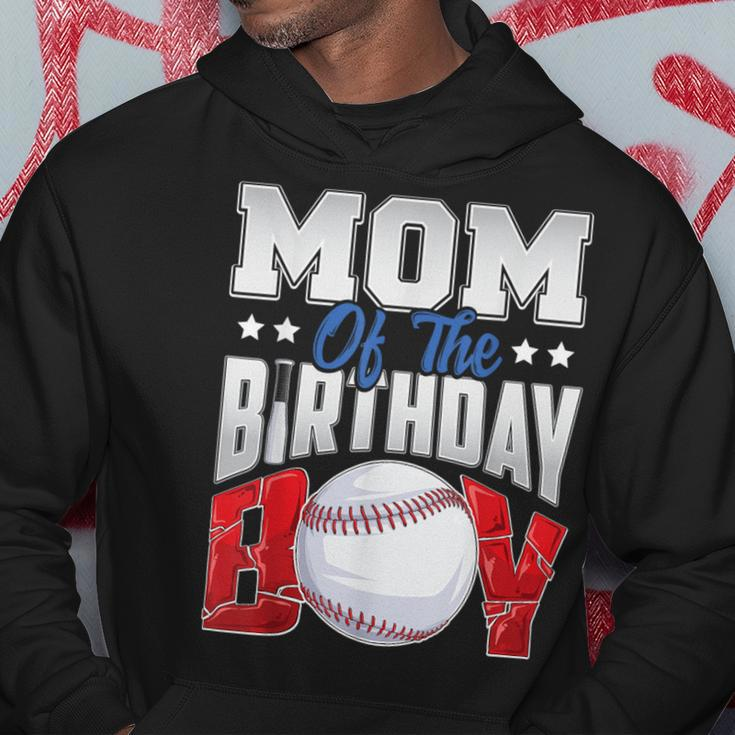 Mom Baseball Birthday Boy Family Baller B-Day Party Hoodie Personalized Gifts
