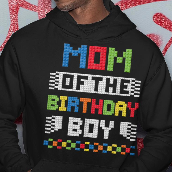 Mom Of The Birthday Boys Building Bricks Master Builder Hoodie Unique Gifts