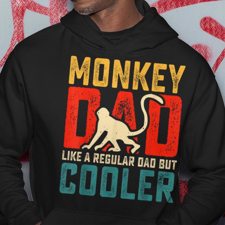 Monkey Dad Like A Regular Dad But Cooler Father's Day Hoodie Unique Gifts