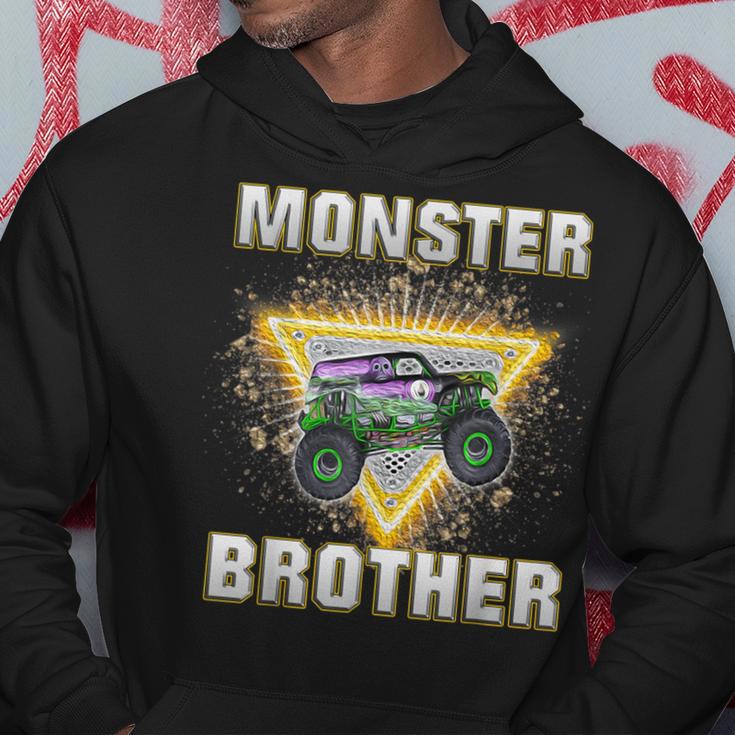 Monster Truck Brother Retro Vintage Monster Truck Hoodie Unique Gifts