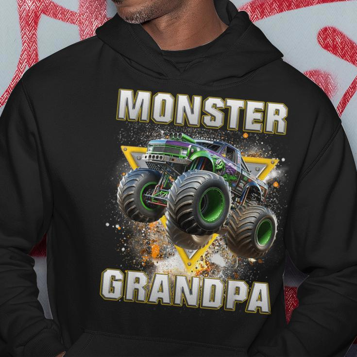 Monster Truck Are My Jam Monster Truck Grandpa Hoodie Funny Gifts