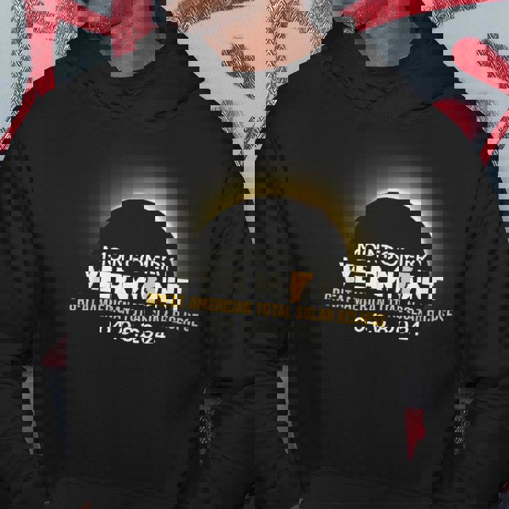 Montgomery Vermont Vt Total Solar Eclipse 2024 Hoodie Personalized Gifts