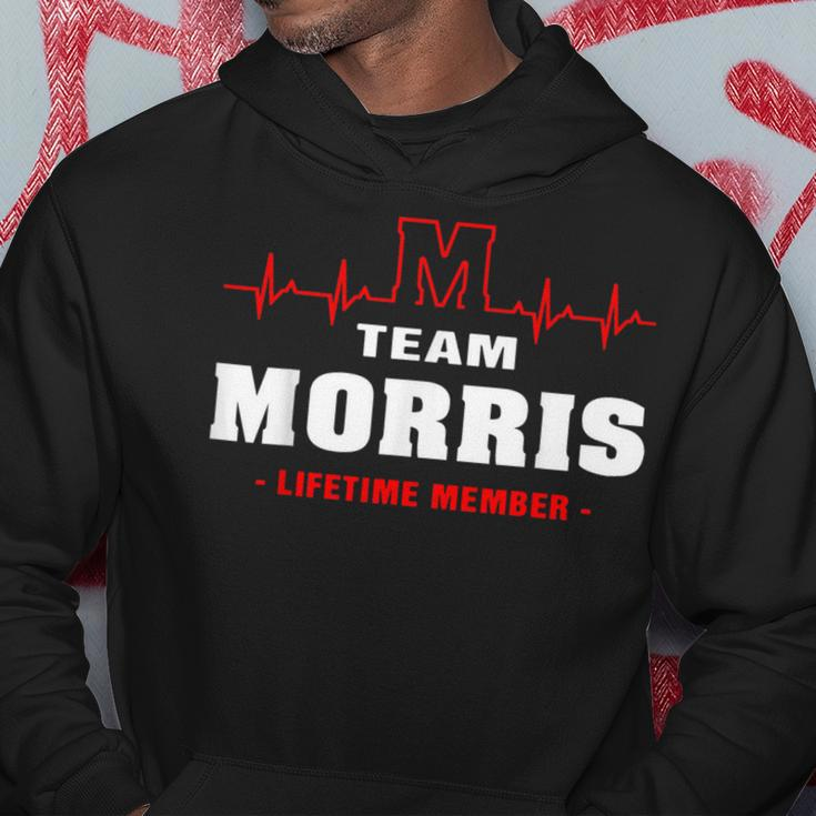 Morris Surname Last Name Family Team Morris Lifetime Member Hoodie Funny Gifts