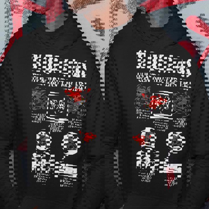 Moto Gp Ce Que Je Fais Moto Gp Courses Motard Humour Sweat à capuche Cadeaux drôles