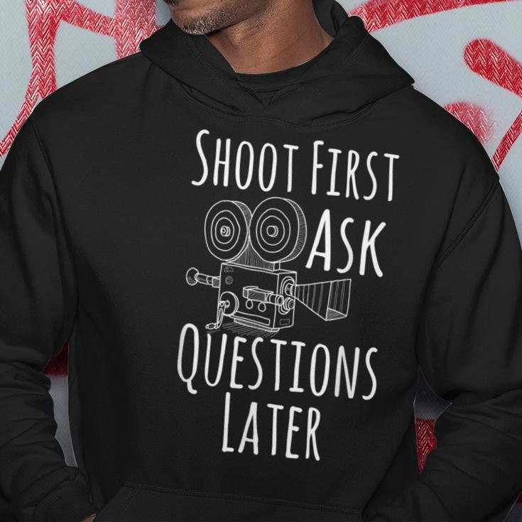 Movie Photography Shoot First Ask Questions Later Hoodie Unique Gifts
