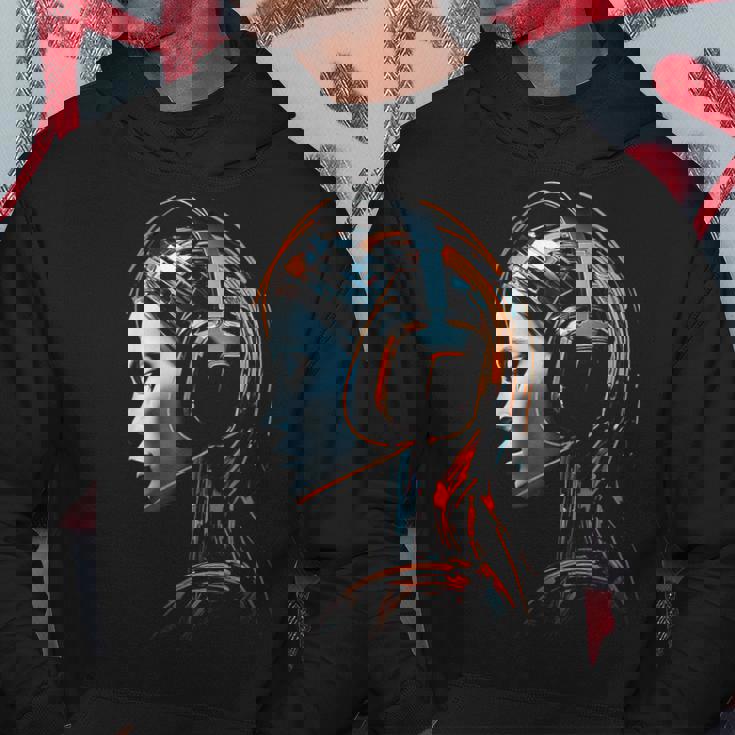 Mujeres Auriculares Arte Abstracto Arte Gráfico Mujer Sudadera Regalos divertidos