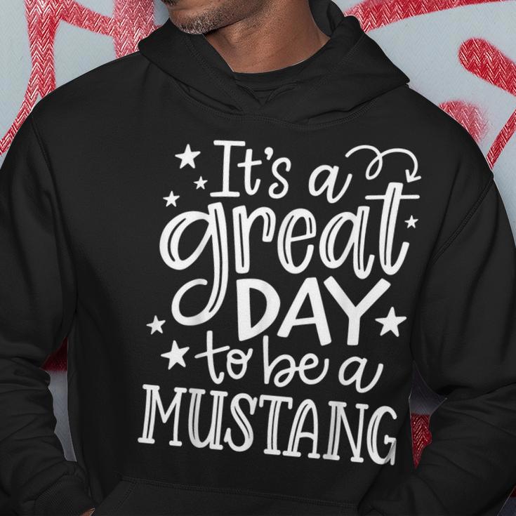 Mustangs School Sports Fan Team Spirit Great Day Hoodie Unique Gifts