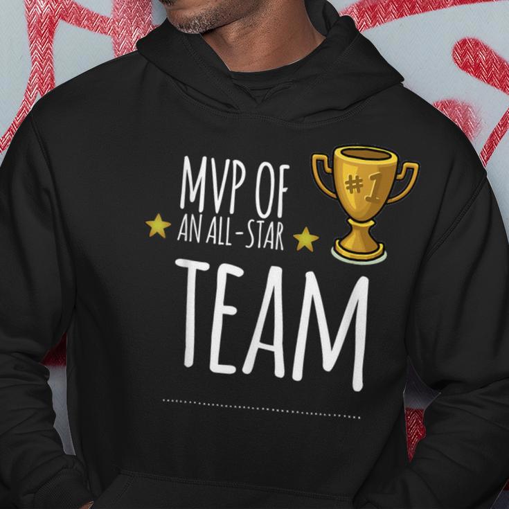 Mvp Of An All-Star Team With Trophy And Stars Graphic Hoodie Unique Gifts