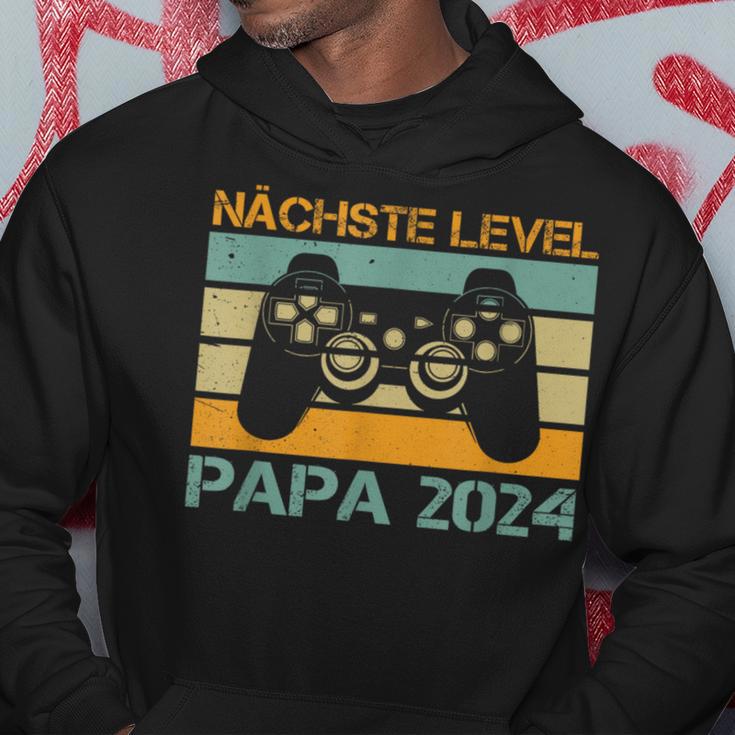 Nächstes Level Ich Werde Papa 2024 Ankündigung Gamer Kapuzenpullover Lustige Geschenke