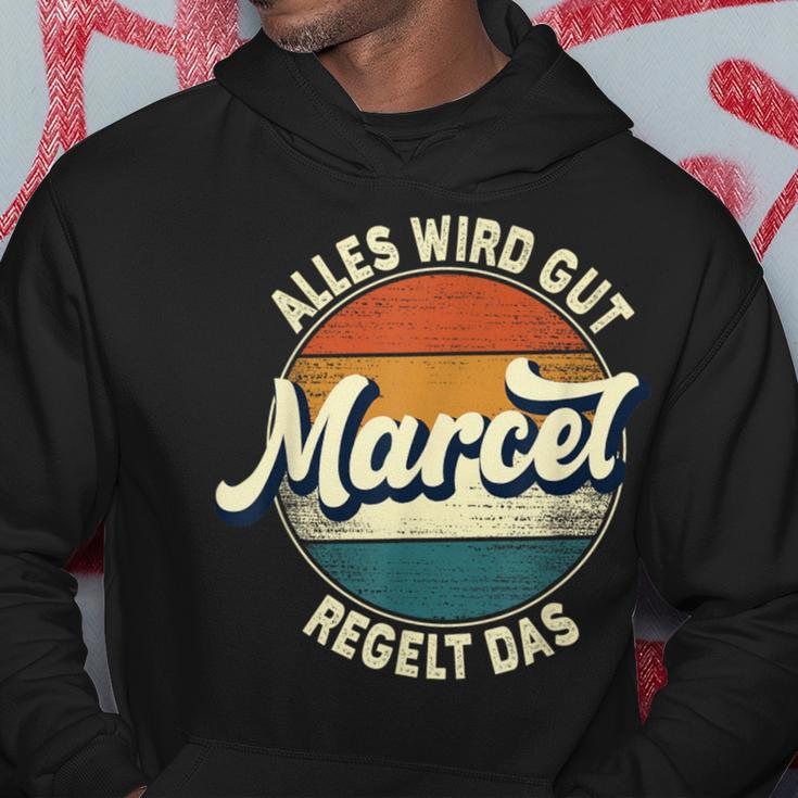 Name Marcel Alles Wird Gut Marcel Regelt Das S Hoodie Lustige Geschenke