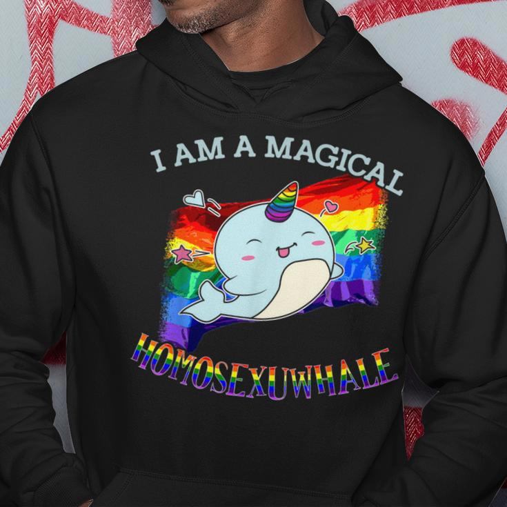 Narwhal Magical Homosexuwhale Ally Gay Pride Month Lgbt Hoodie Unique Gifts