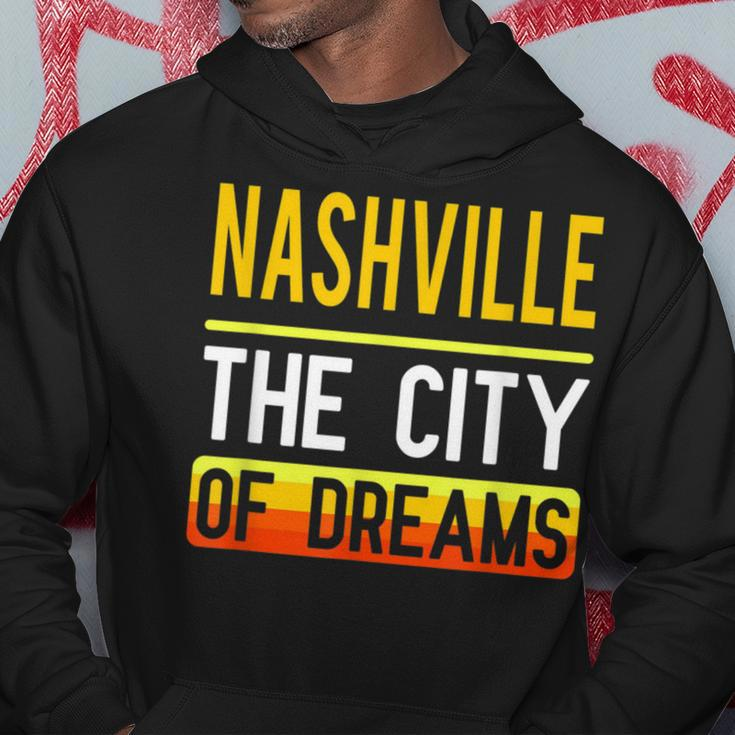 Nashville The City Of Dreams Tennessee Souvenir Hoodie Unique Gifts