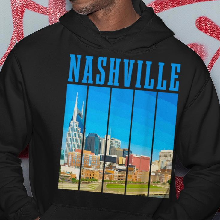 Nashville Skyline Tennessee Music City Vintage Pride Hoodie Unique Gifts