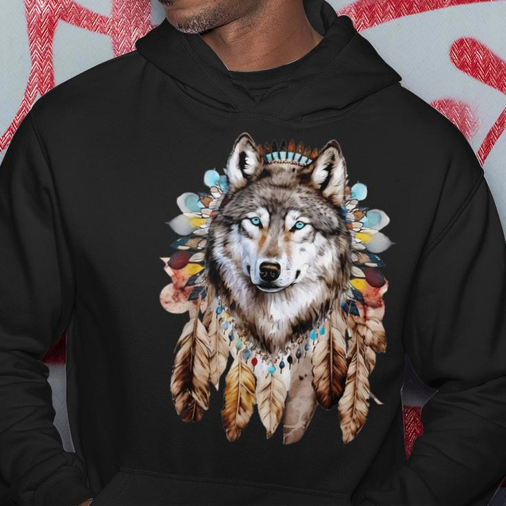 Native American Headpiece Native American Indian Wolf Hoodie Personalized Gifts