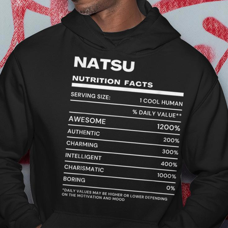 Natsu Nutrition Facts Name Hoodie Unique Gifts