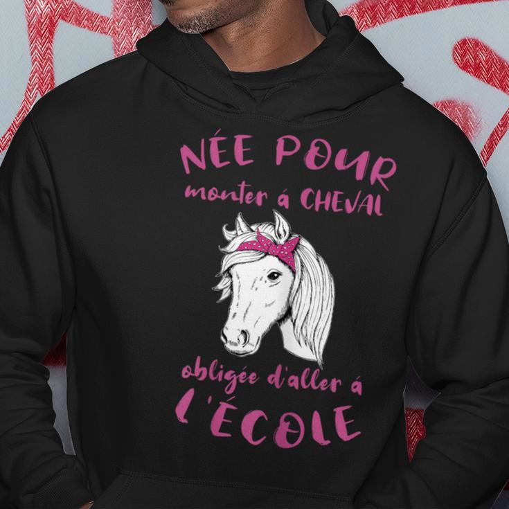 Sweat à Capuche Humoristique 'Cette Personne Risque De Parler De Cheval' - Cadeau Idéal Pour Cavaliers Et Amateurs D'Équitation